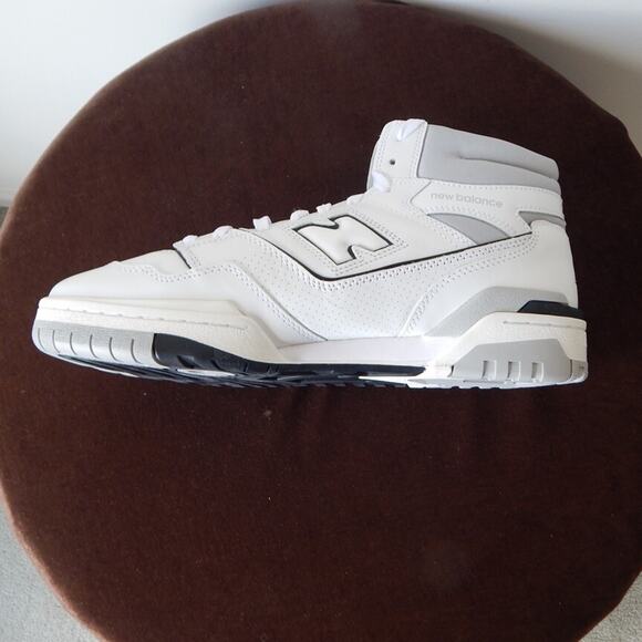 NIB Men New Balance 650R White Cloud Grey High Top Sneaker Athletic Shoes Sze 12 main image 5